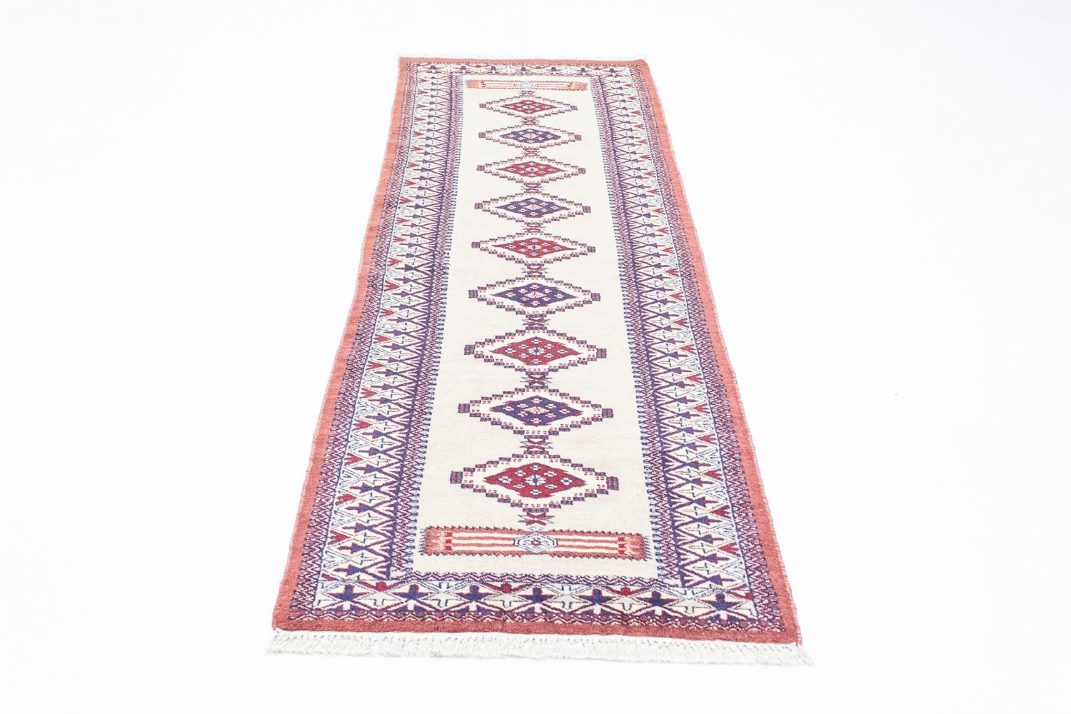 Tappeto corsia Tappeto Pakistani - 195 x 65 cm - beige