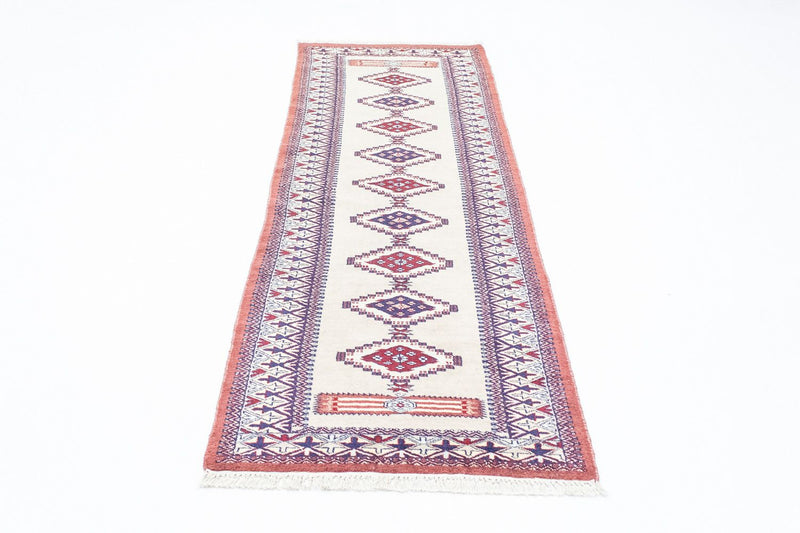Tappeto corsia Tappeto Pakistani - 195 x 65 cm - beige