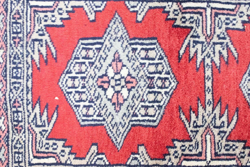 Tappeto corsia Tappeto Pakistani - 160 x 50 cm - rosso