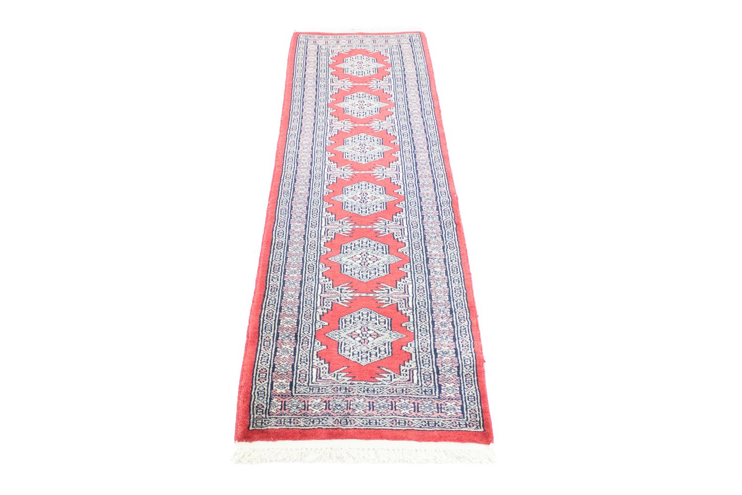 Tappeto corsia Tappeto Pakistani - 160 x 50 cm - rosso