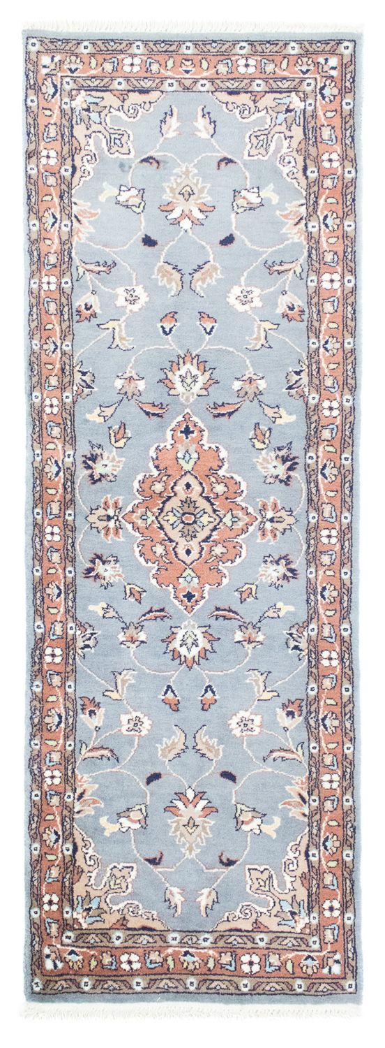 Tappeto corsia Tappeto orientale - 187 x 63 cm - blu chiaro