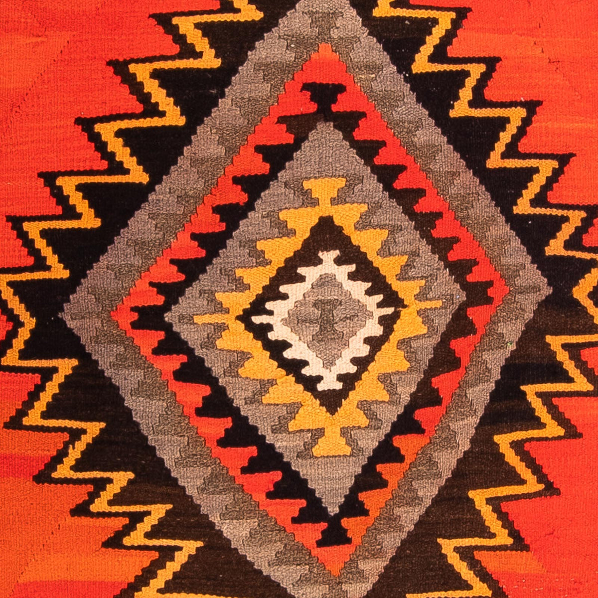 Tappeto corsia Tappeto Kelim - Vecchio - 275 x 140 cm - multicolore