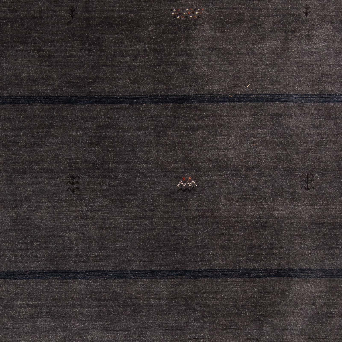 Tappeto Gabbeh - Loribaft Softy - 218 x 171 cm - marrone scuro