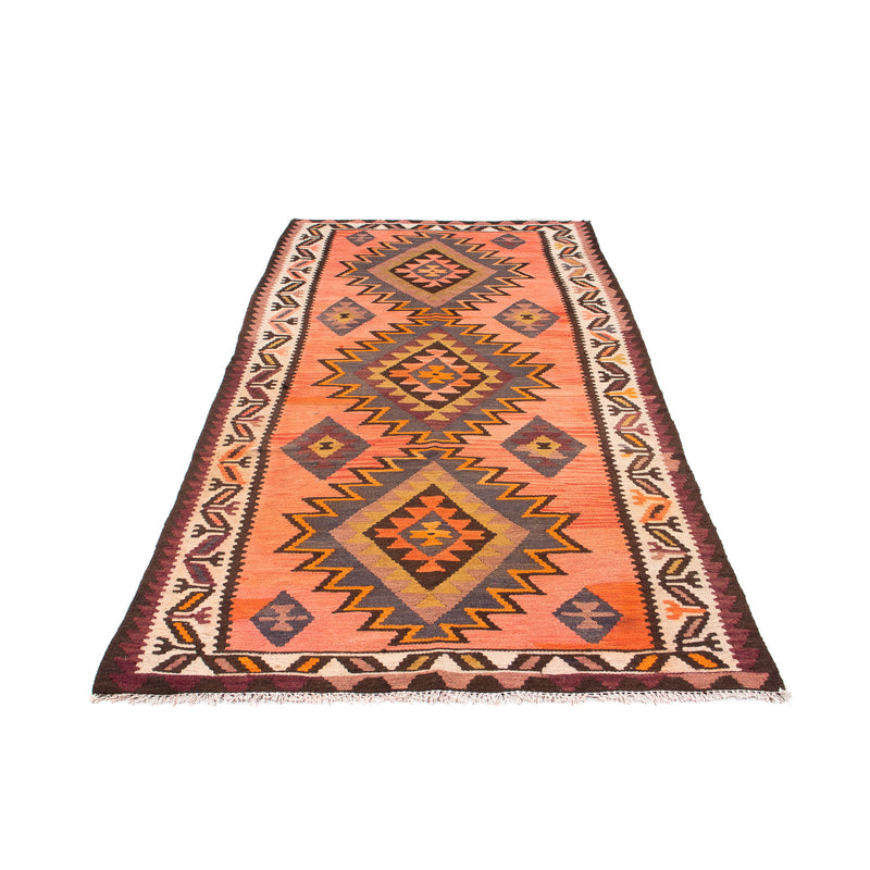 Tappeto corsia Tappeto Kelim - Vecchio - 265 x 140 cm - multicolore