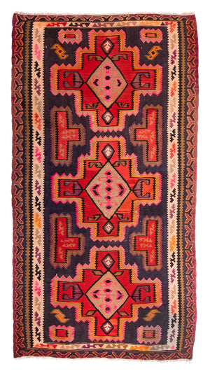 Tappeto Kelim - Vecchio - 280 x 162 cm - multicolore