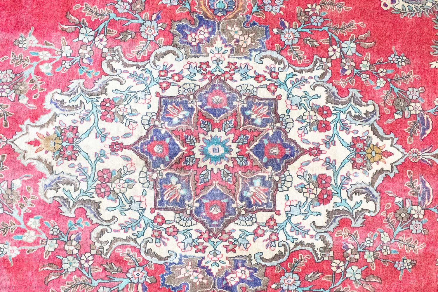 Tappeto Persero - Tabriz - 393 x 285 cm - rosso