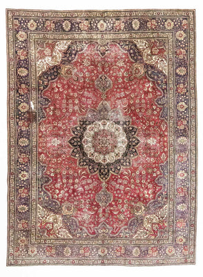 Tappeto Persero - Tabriz - 330 x 246 cm - rosso