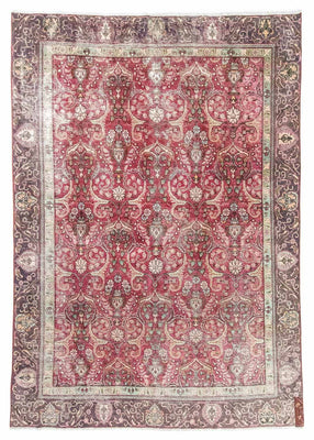 Tappeto Persero - Tabriz - 323 x 225 cm - rosso
