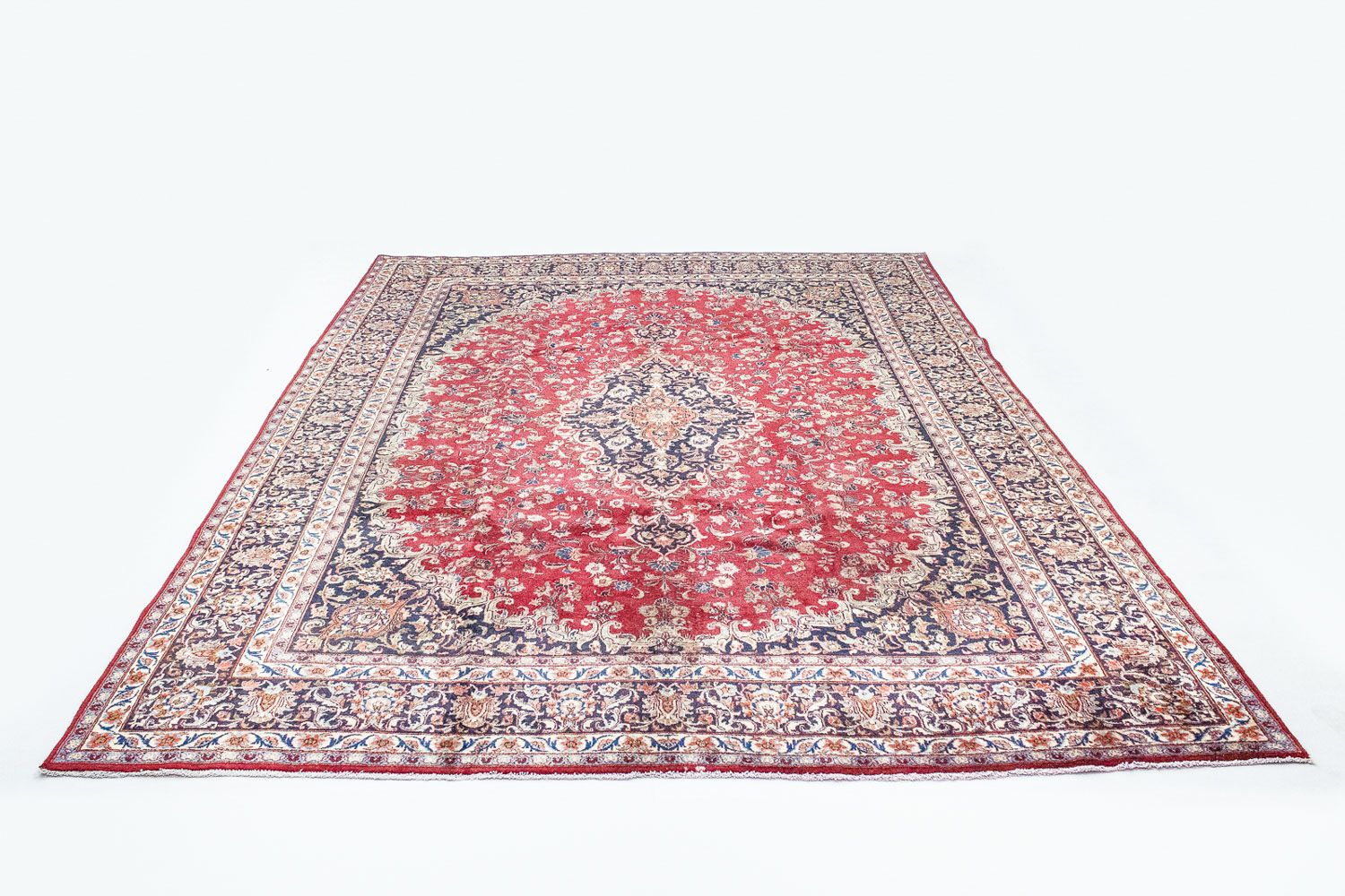 Tappeto Persero - Keshan - 387 x 296 cm - rosso