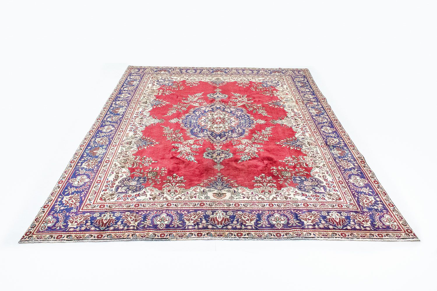 Tappeto Persero - Tabriz - 387 x 290 cm - rosso