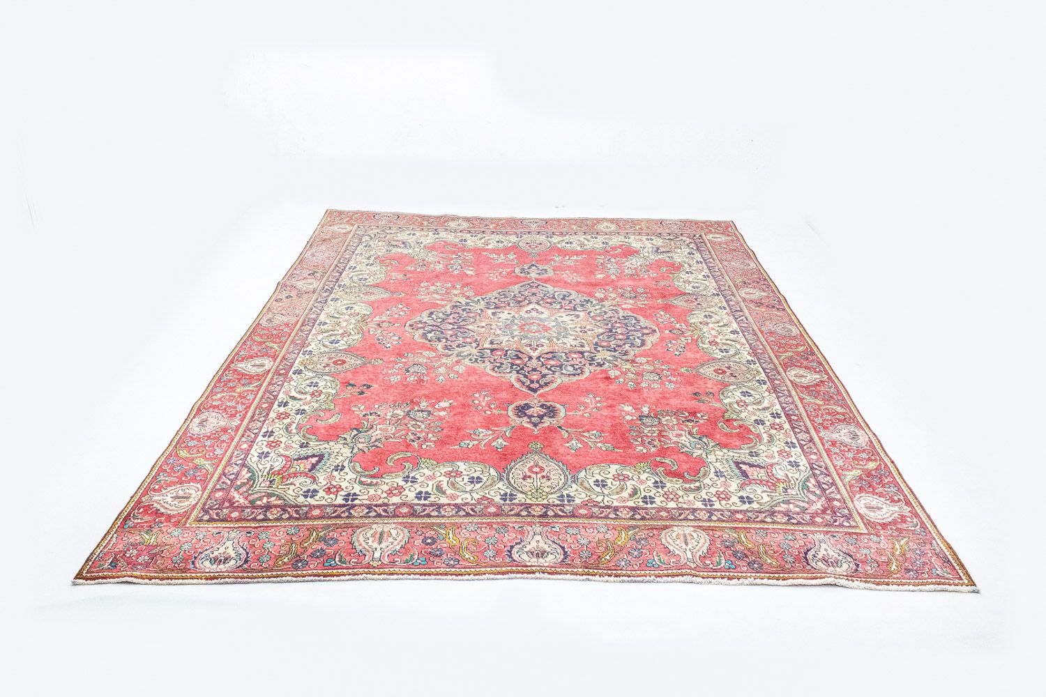 Tappeto Persero - Tabriz - 365 x 278 cm - rosso