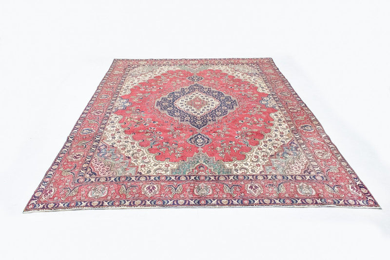 Tappeto Persero - Tabriz - 377 x 281 cm - rosso