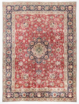 Tappeto Persero - Tabriz - 375 x 285 cm - rosso