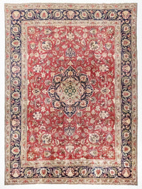 Tappeto Persero - Tabriz - 375 x 285 cm - rosso
