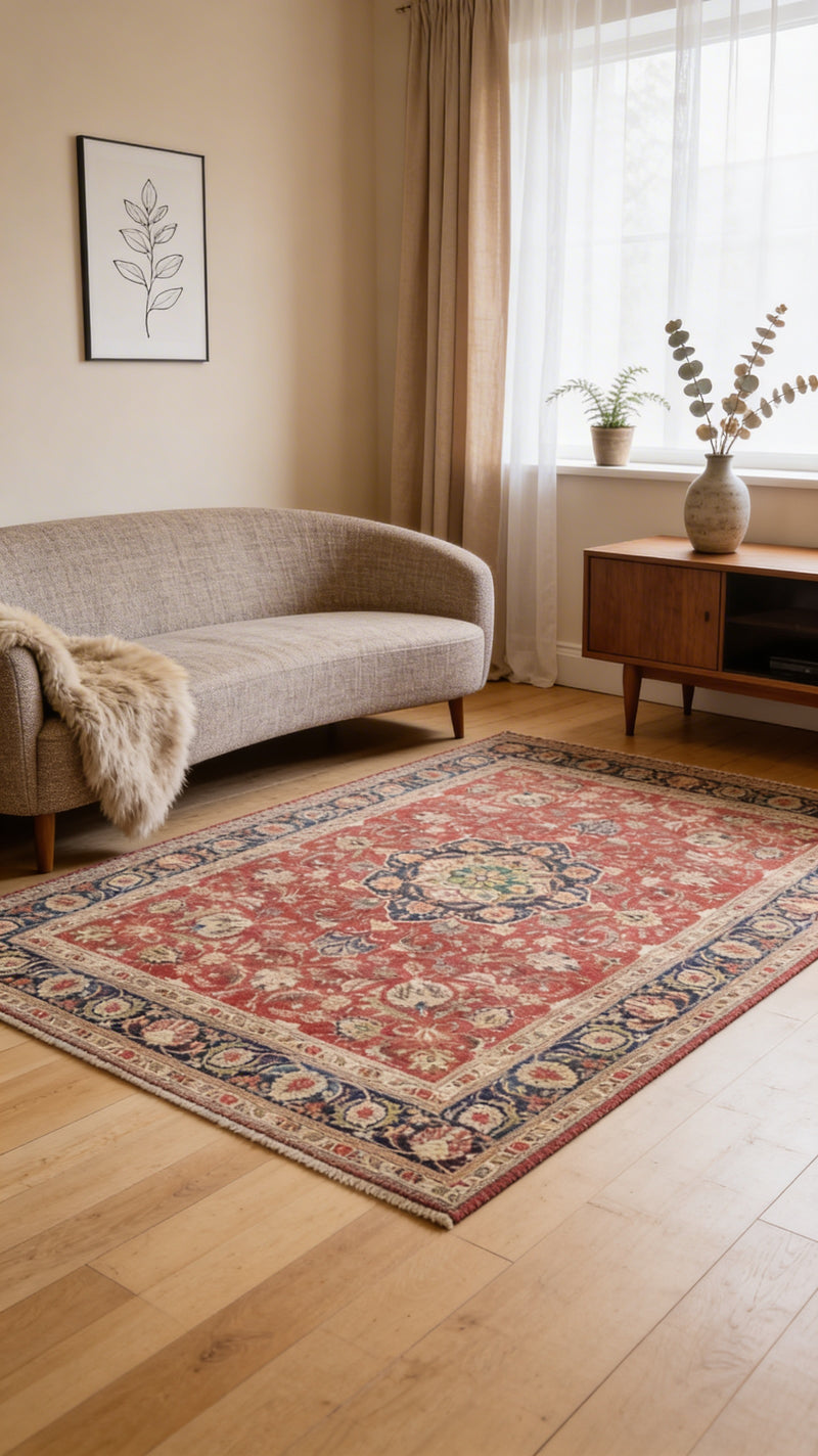 Tappeto Persero - Tabriz - 375 x 285 cm - rosso