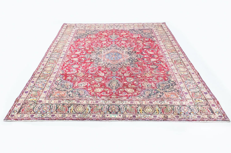Tappeto Persero - Keshan - 377 x 282 cm - rosso