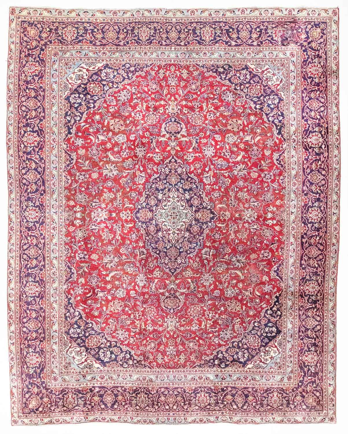 Tappeto Persero - Keshan - 367 x 282 cm - rosso