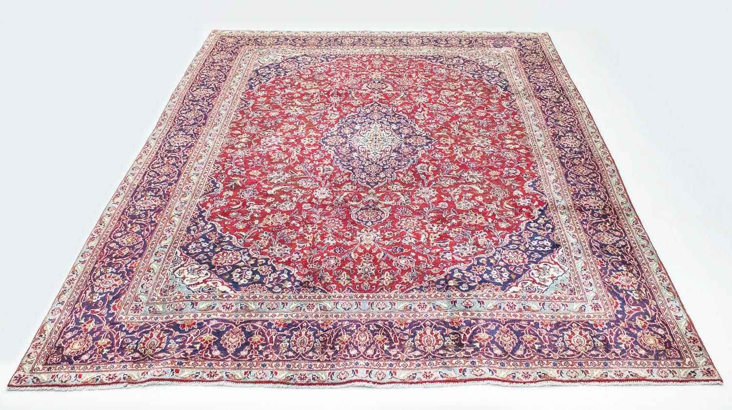 Tappeto Persero - Keshan - 367 x 282 cm - rosso