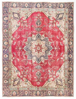 Tappeto Persero - Tabriz - 370 x 266 cm - rosso