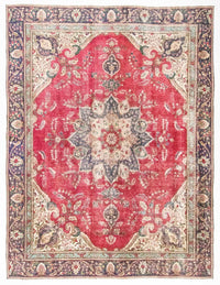 Tappeto Persero - Tabriz - 370 x 266 cm - rosso