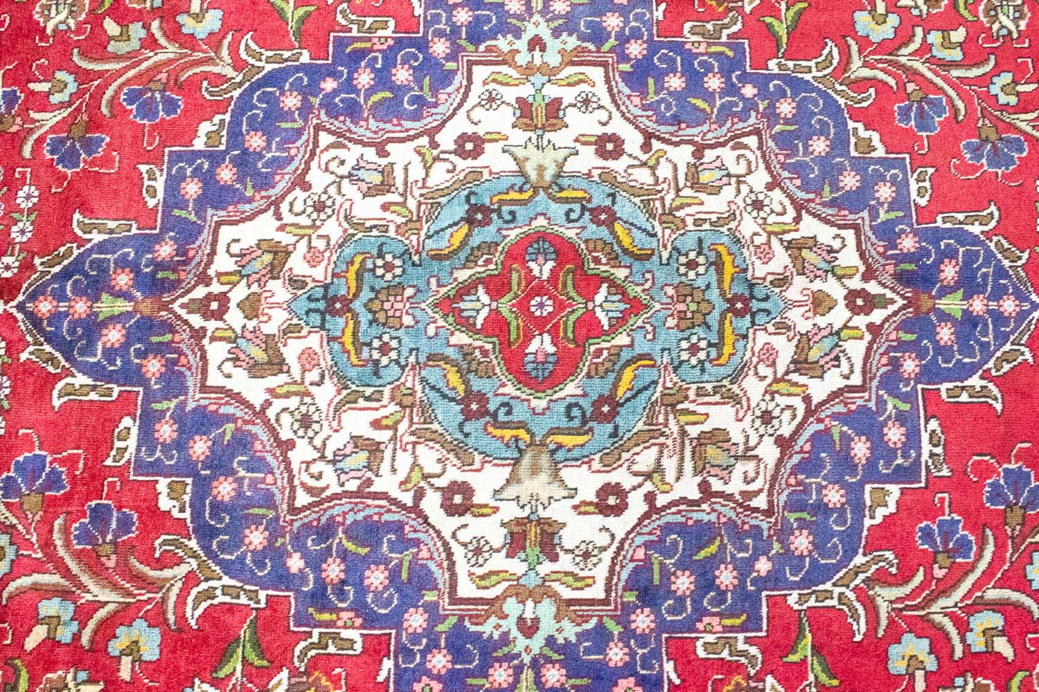 Tappeto Persero - Tabriz - 377 x 277 cm - rosso