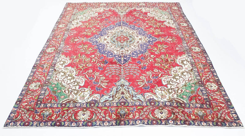 Tappeto Persero - Tabriz - 377 x 277 cm - rosso