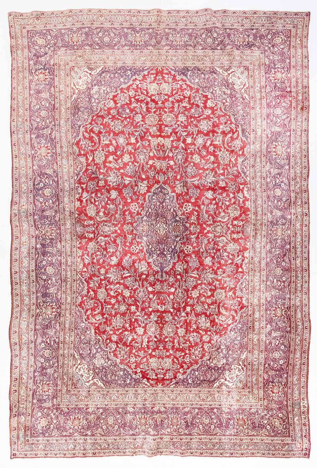 Tappeto Persero - Keshan - 382 x 243 cm - rosso