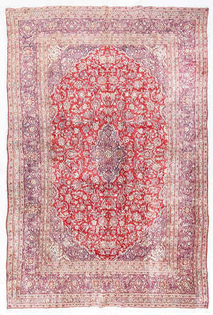 Tappeto Persero - Keshan - 382 x 243 cm - rosso