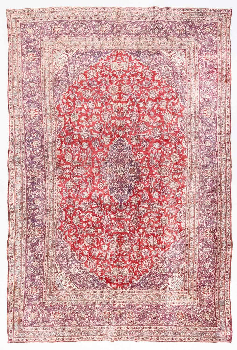 Tappeto Persero - Keshan - 382 x 243 cm - rosso