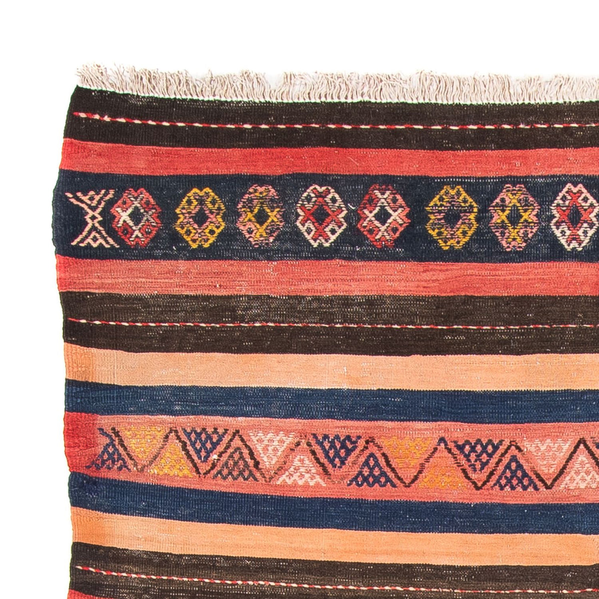 Tappeto Kelim - Vecchio - 220 x 155 cm - multicolore