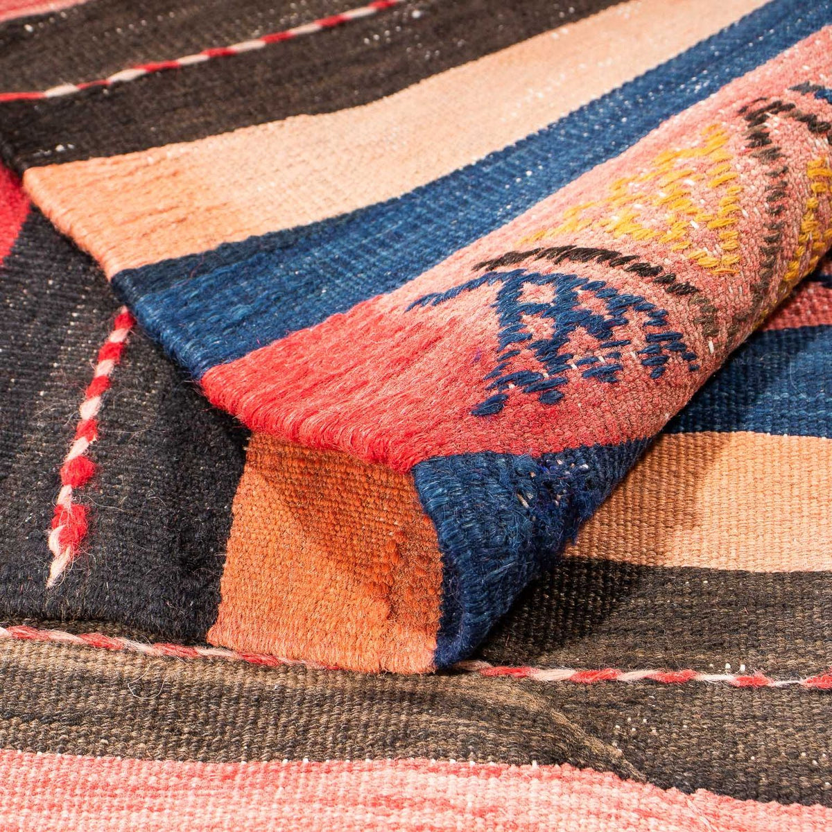 Tappeto Kelim - Vecchio - 220 x 155 cm - multicolore