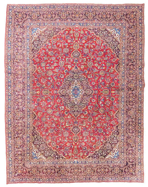 Tappeto Persero - Keshan - 388 x 295 cm - rosso