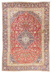 Tappeto Persero - Keshan - 385 x 260 cm - rosso