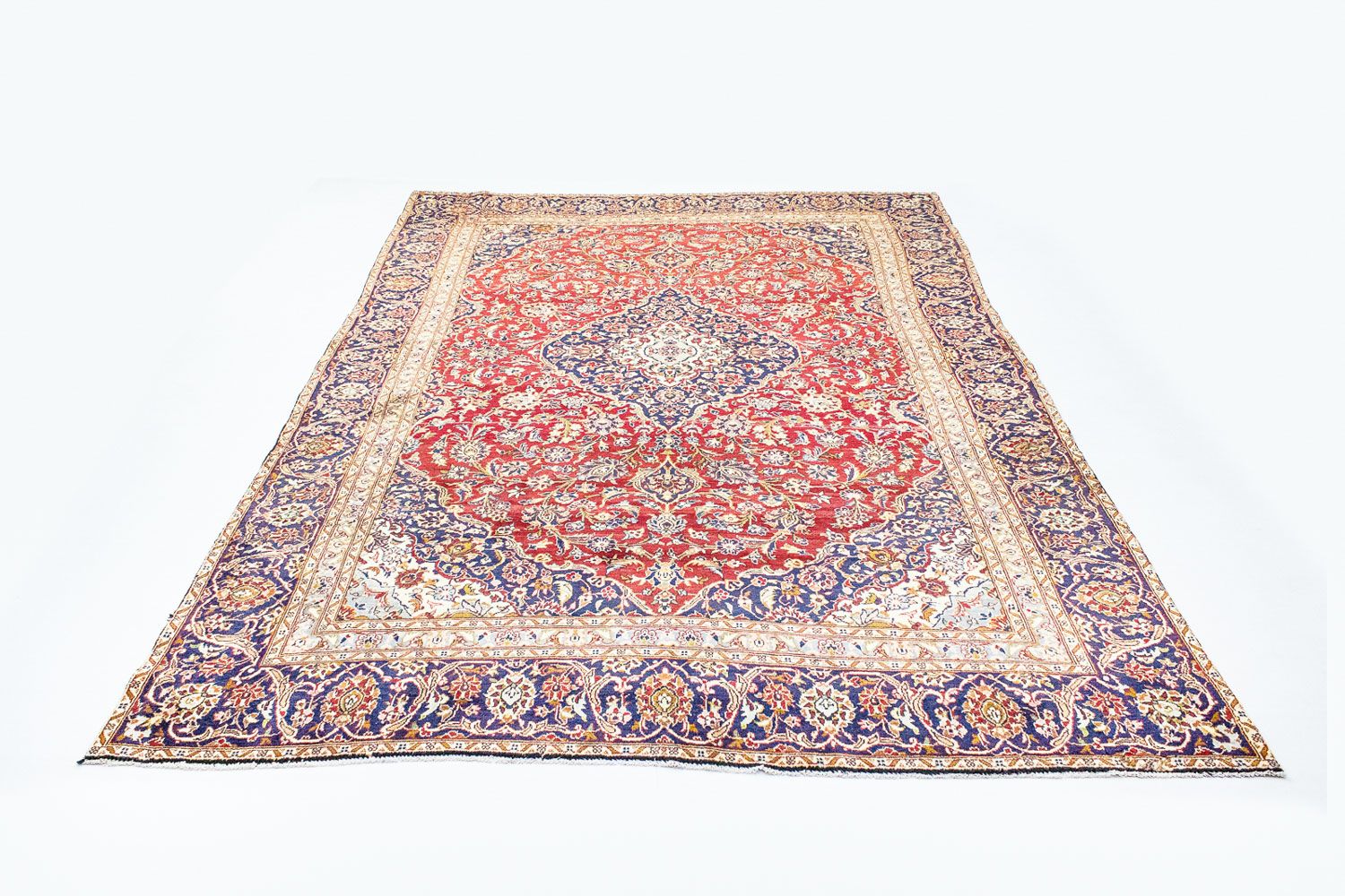 Tappeto Persero - Keshan - 385 x 260 cm - rosso