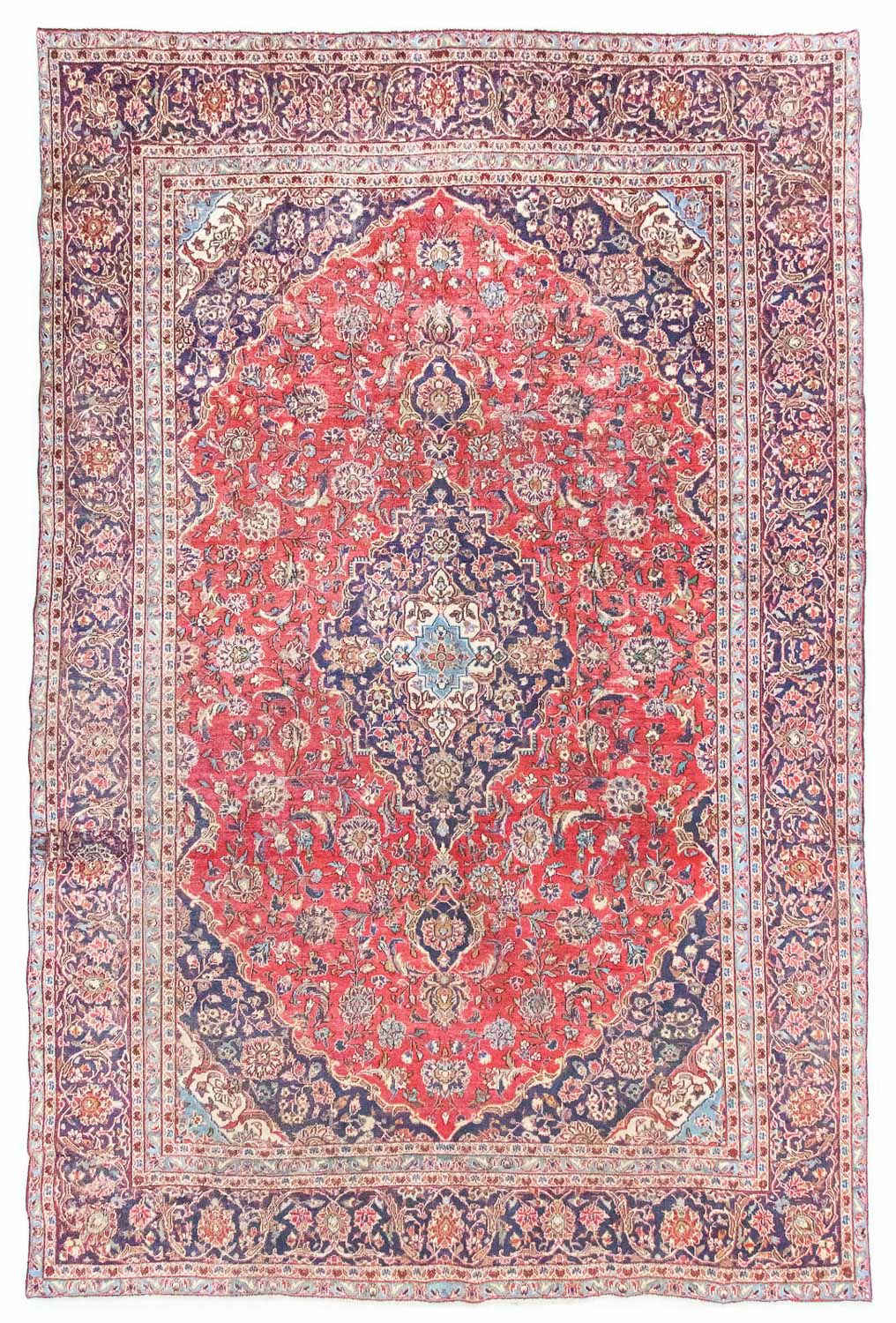 Tappeto Persero - Keshan - 410 x 274 cm - rosso