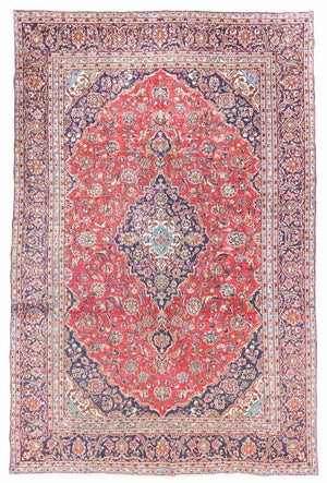 Tappeto Persero - Keshan - 410 x 274 cm - rosso
