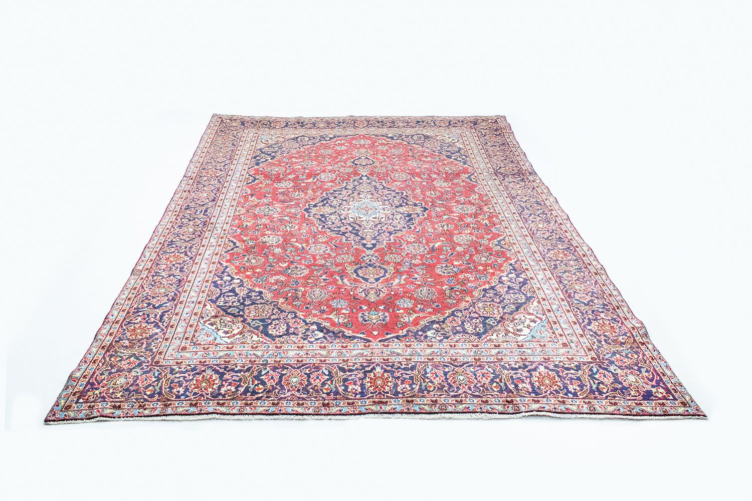 Tappeto Persero - Keshan - 410 x 274 cm - rosso