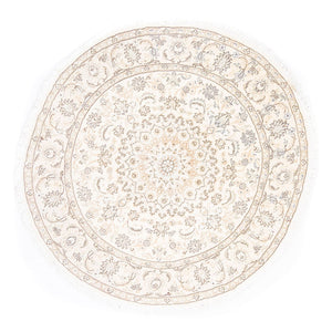Tappeto Persero - Nain - Reale rotondo  - 150 x 150 cm - beige