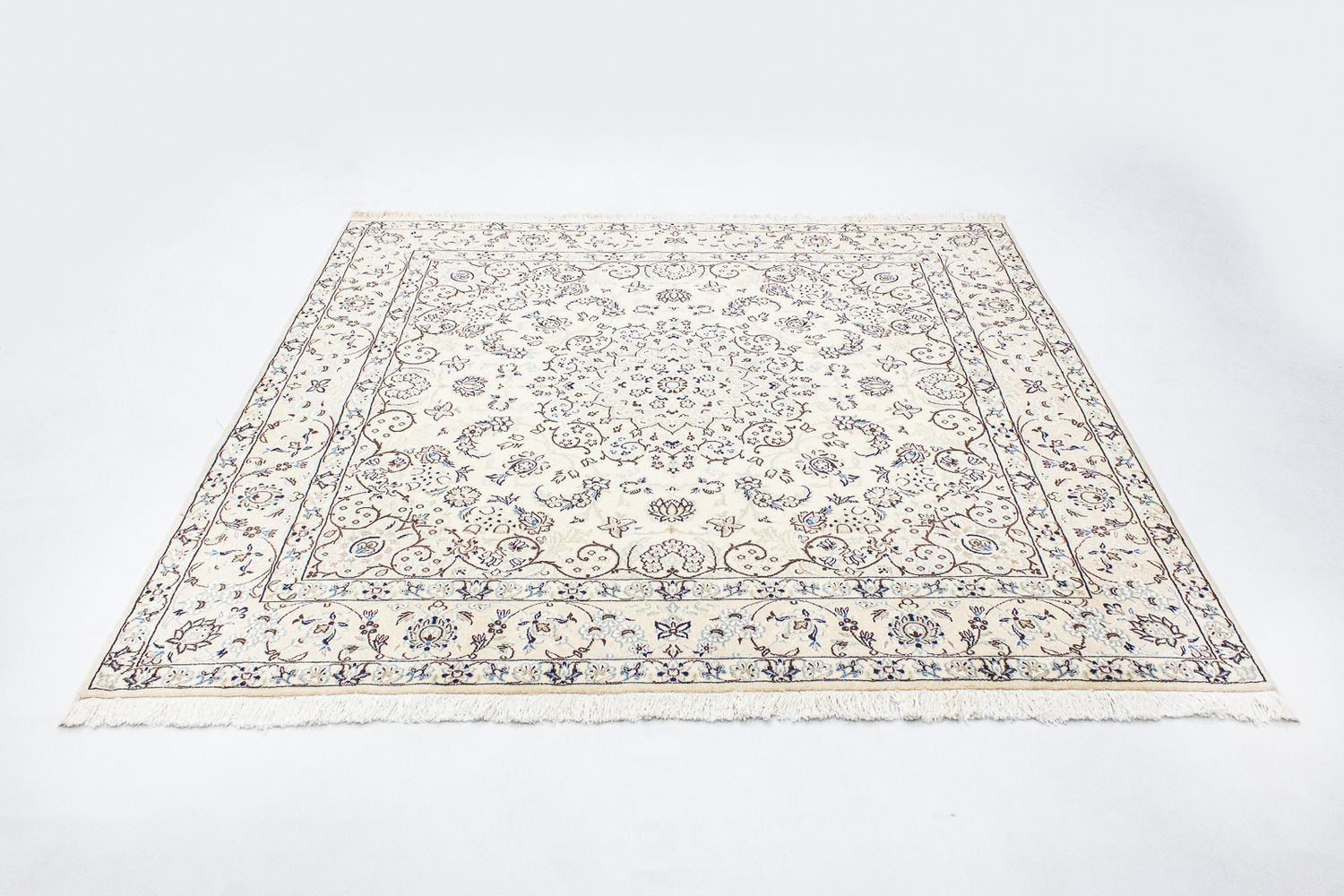 Tappeto Persero - Nain - Reale quadrato  - 200 x 193 cm - beige