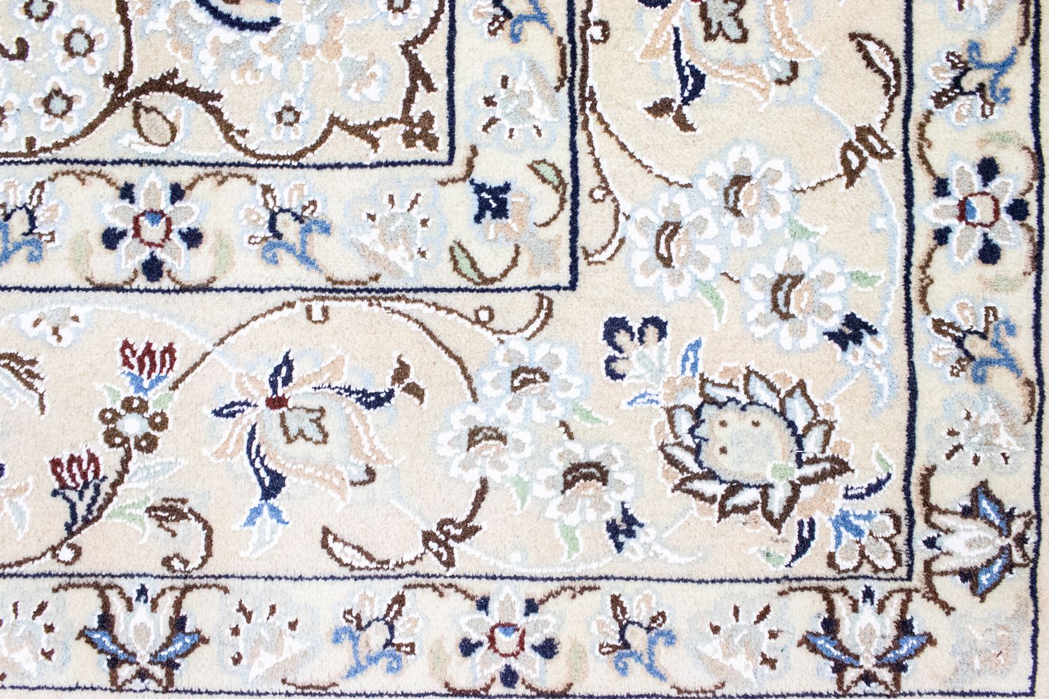 Tappeto Persero - Nain - Reale quadrato  - 200 x 193 cm - beige