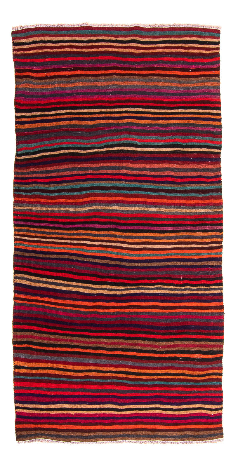 Tappeto Kelim - Vecchio - 200 x 110 cm - multicolore