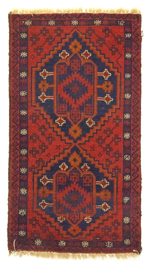 Tappeto Belutsch - 127 x 70 cm - rosso