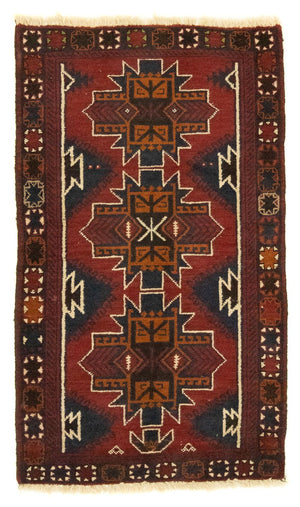 Tappeto Belutsch - 134 x 80 cm - rosso