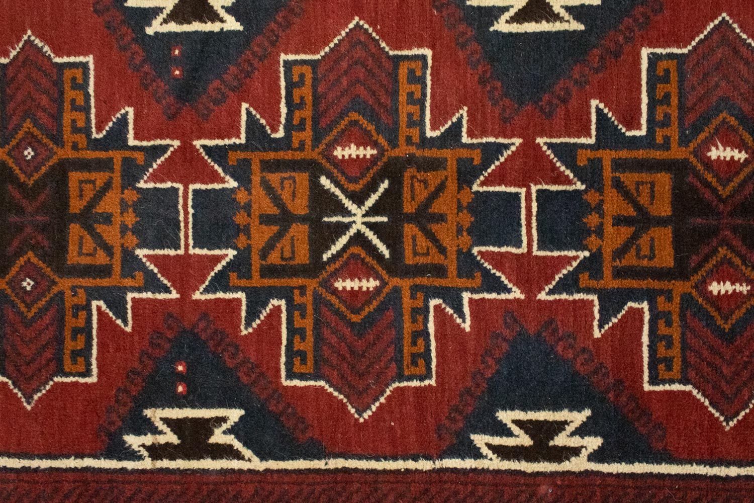 Tappeto Belutsch - 134 x 80 cm - rosso
