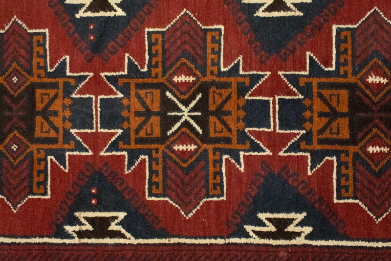 Tappeto Belutsch - 134 x 80 cm - rosso