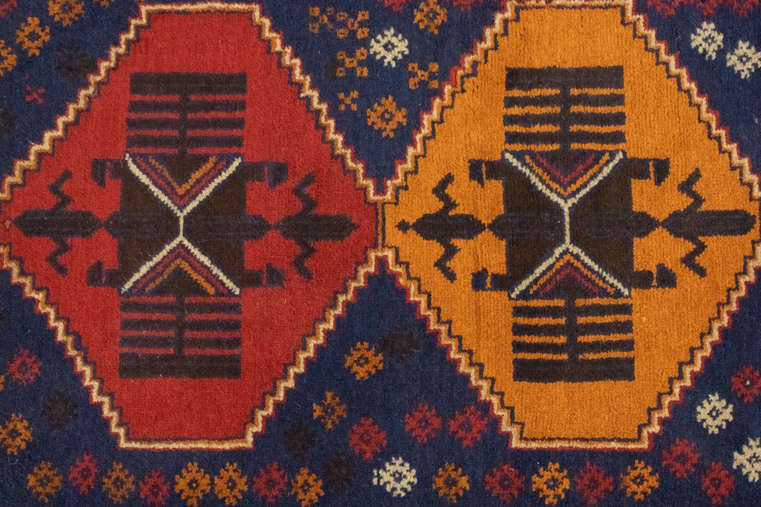 Tappeto Belutsch - 145 x 83 cm - blu