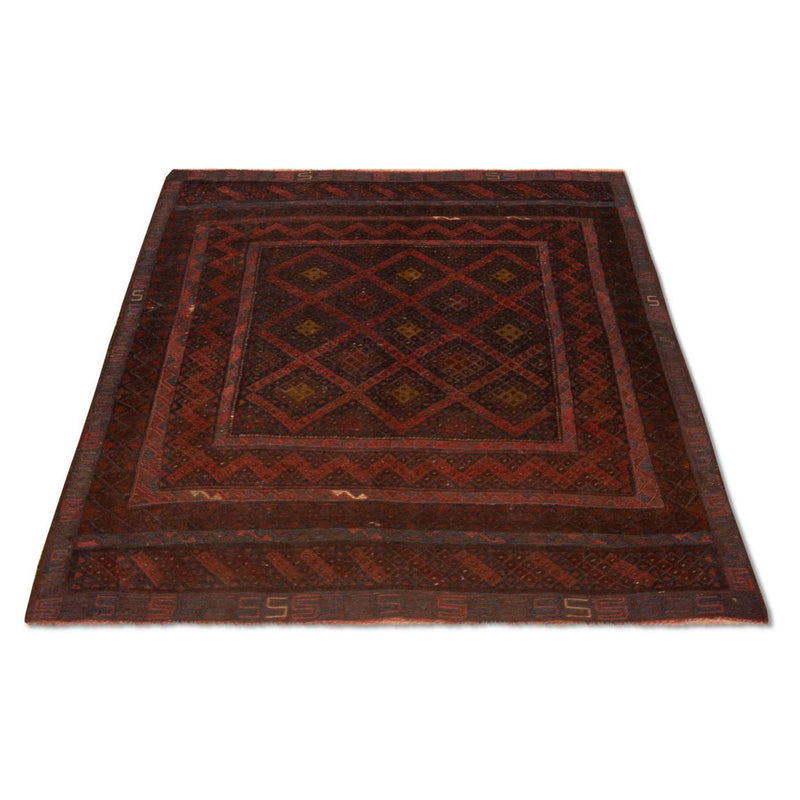 Tappeto Kelim - Orientale - 139 x 118 cm - marrone