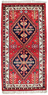 Tappeto orientale - 160 x 90 cm - rosso
