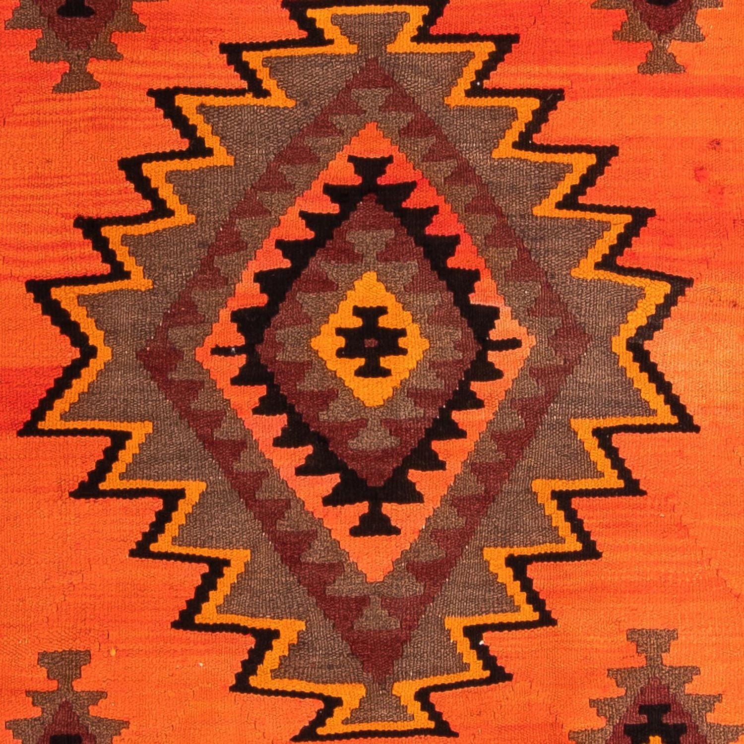 Tappeto corsia Tappeto Kelim - Vecchio - 265 x 145 cm - multicolore