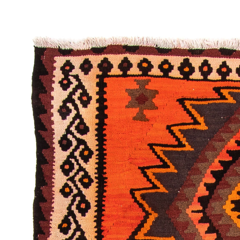 Tappeto corsia Tappeto Kelim - Vecchio - 265 x 145 cm - multicolore